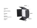 Iluminador Continuo MX Gadnic F8T0-MX600 8400 Lúmenes