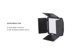Iluminador Continuo MX Gadnic F8T0-MX600 8400 Lúmenes
