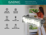 Luz Led Cultivo Indoor Gadnic Reflector Blanco de 60w