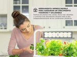 Luz Led Cultivo Indoor Gadnic Reflector Blanco de 60w