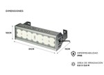 Luz Led Cultivo Indoor Gadnic Reflector Blanco de 60w