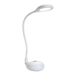 Lampara de luz de led USB con 3 colores de led, cuerpo flexible y con bateria recargable