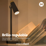 Lampara Velador Led Luz Dimmer Con Carga Inalámbrica Retro