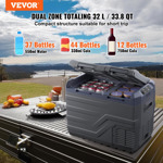 Congelador Portátil Vevor Nld45 32l 12v Doble Zona