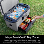 Enfriador Ninja Fb151gy De 50 Litros Con Zona Seca