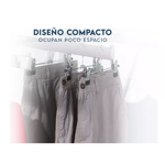 Pack De 50 Perchas Metálicas Ganchos Para Pantalones Waggs