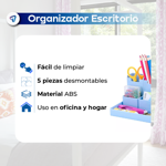 Organizador De Escritorio Ordenador Modular Multiuso Waggs
