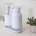 Dosificador jabon 500ml doble Ou Psd900bcf Blanco