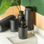 Dosificador jabon con válvula 300ml Ou Psr250ptf Negro