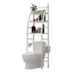 Mueble Organizador Shoppy Baño Lavadero Estantes de Metal Blanco