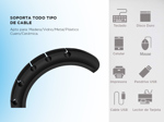 Organizador de Cables Adhesivo Gadnic