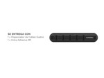Organizador de Cables Adhesivo Gadnic