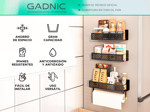 Set Organizador Especiero y Portarrollo Gadnic Estante Magnetico para Heladera