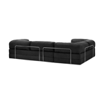 SILLON TEDDY 300X200X40 PURPLE COLOR NEGRO MOD L