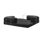 SILLON TEDDY 100X200X40 PURPLE COLOR NEGRO
