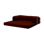 SILLON TEDDY 100X200X40 PURPLE COLOR BORDO