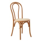 Silla De Comedor Cocina De Madera Roble Rattan Thonet Viena