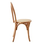 Silla De Comedor Cocina De Madera Roble Rattan Thonet Viena