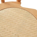 Silla De Comedor Cocina De Madera Roble Rattan Thonet Viena