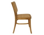 Silla De Comedor Cocina Maynor De Madera Esterilla De Rattan Roble