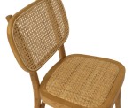 Silla De Comedor Cocina Maynor De Madera Esterilla De Rattan Roble