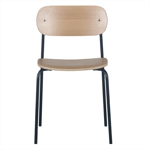 Silla De Comedor Baum Madera Multilaminada Estructura Hierro