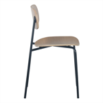Silla De Comedor Baum Madera Multilaminada Estructura Hierro