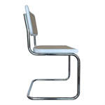 Silla Cesca Breuer De Comedor Cocina Caño Y Madera Blanco Rattan