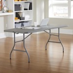 Mesa plegable plástica 180cm Skop Garden SKTR180A Gris