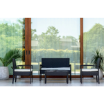 Set de Sillón Doble + Individuales + Mesa Avelino XS-ETS025A