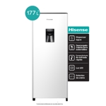 Heladera Hisense Single Door Dispenser 177L Blanca RL230WW4AU