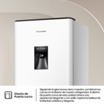 Heladera Hisense Single Door Dispenser 177L Blanca RL230WW4AU