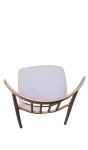 Silla De Plastico Marron Reforzada Apilable Con Almohadilla OFFC31