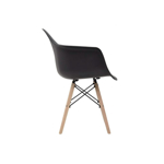 Sillon Silla Eames Tulip Niviko Set X4 Comedor Living Negro