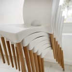 Set de 4 sillas de diseño Cannes