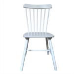 Silla Comedor Cocina Windsor Hamburg Estructura Madera Maciza Blanco