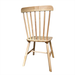 Silla Comedor Cocina Windsor Hamburg Estructura Madera Maciza Natural