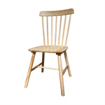 Silla Comedor Cocina Windsor Hamburg Estructura Madera Maciza Natural