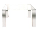 Mesa Ratona Moderna Living Cuadrada Recibidora H2o 80x80cm