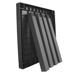 Juego Mesa De Jardin Plastico Rattan 140x80cm + 6 Sillas Negras