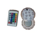 Luz Led RGB con control Remoto Sumergible Apto para Piletas
