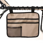 Reposera Catre Grande Plegable Color Beige