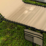Reposera Catre Grande Plegable Color Beige