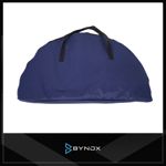 Mesa plegable de camping playa Bynox con posa vasos azul FI-MSPLBA-AZ