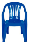 Silla Plastica De Jardin Mor 15151106 Color Azul
