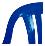 Silla Plastica De Jardin Mor 15151106 Color Azul