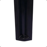 Silla De Plastico Jardin Lisa Mor 15151140 Color Negro
