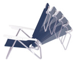 Reposera Reclinable De Playa Mor 002105 Azul Aluminio