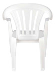 Silla Poltrona De Plástico Mor Modelo 15151101 Color Blanco