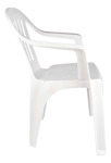 Silla Poltrona De Plástico Mor Modelo 15151101 Color Blanco